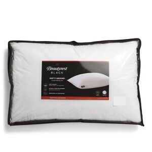 🎉LAST PIECE🎉BEAUTYREST BLACK Luxurious 20x36 Down And Feather Blend Pillow
